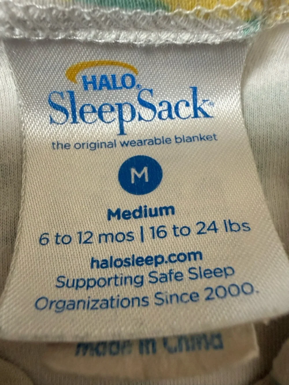 HALO SleepSack Giraffe Wearable Blanket - 6–12 Months (Medium)‎